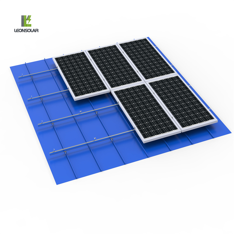 Reliable Aluminum Mounting Kit for Solar Panels on Roofs