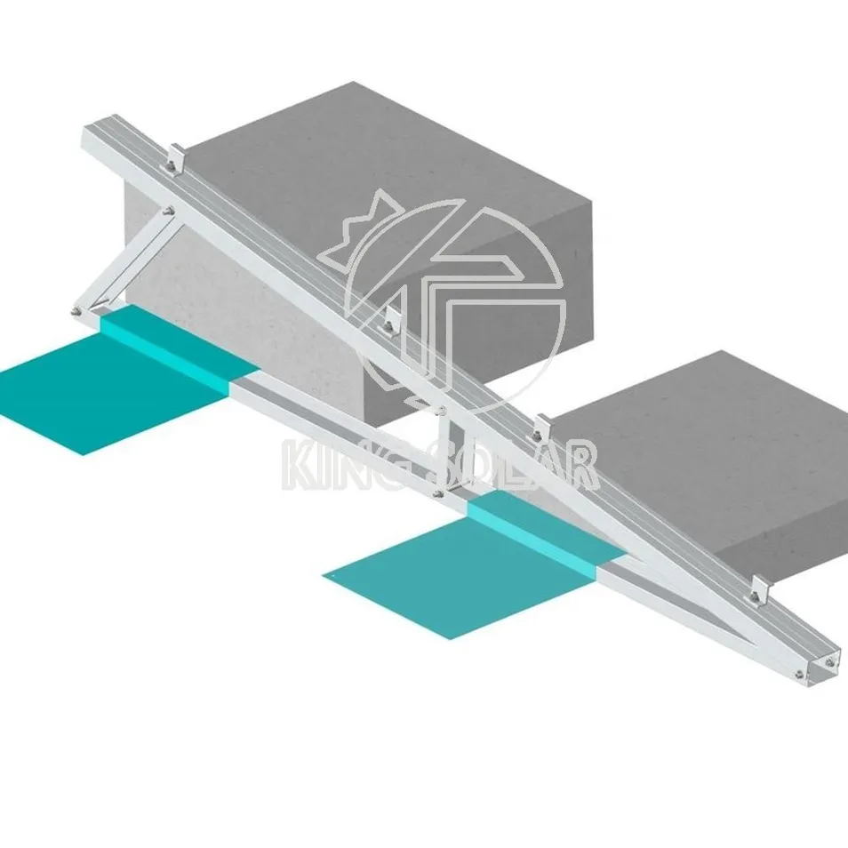 Solar Ballasted Flat Roof Mounting System