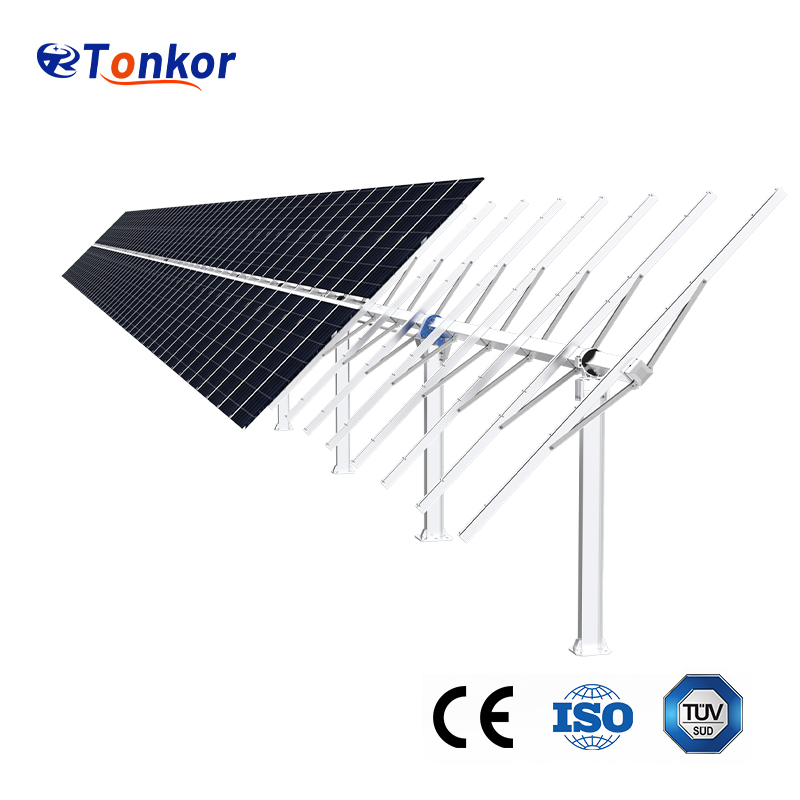 Flat Single Axis Solar Tracker Complete System Manufacturer of Solar Tracking Solutions From China