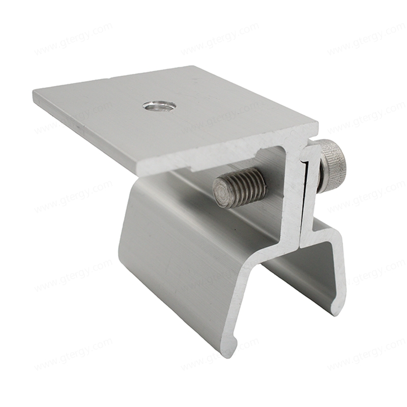 Solar Panel Mounting Structure Aluminum Solar Roof Standing Seam Clamp