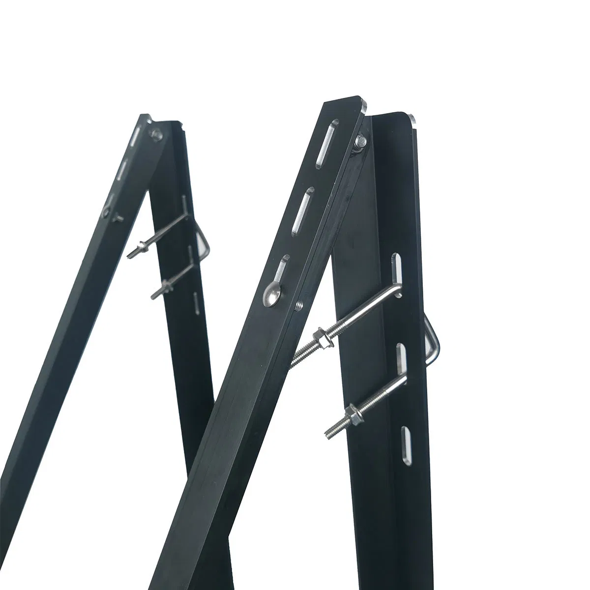 Home Fence Railing Triangle Aluminum Solar Bracket PV Structure Balcony Mounting