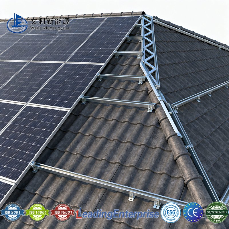 Factory Direct Aluminium Triangle Mounting Solar Panel Concrete Flat Roof Ballasted Mounting Brackets