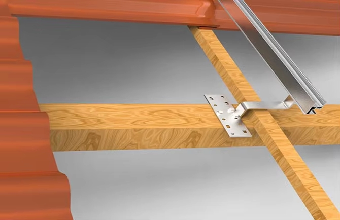 Adjustable Solar Panel Mounting Kits for Tin Roofs and L Feet