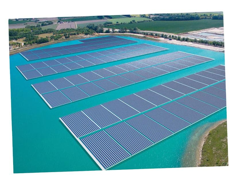 OEM Solar Support Pond Pontoon PV Panel Buoy Floating Solar System