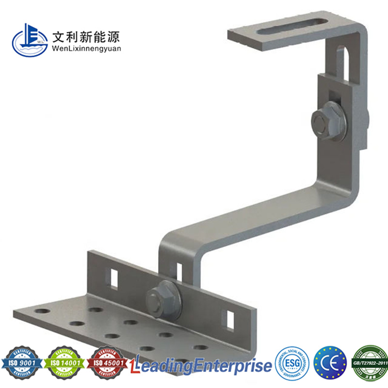 C-Type Steel Solar PV Roof BIPV Waterproof Zinc-Aluminum-Magnesium Coated Steel Mounting System High Wind Snow Load Capacity 25yrs+ Service