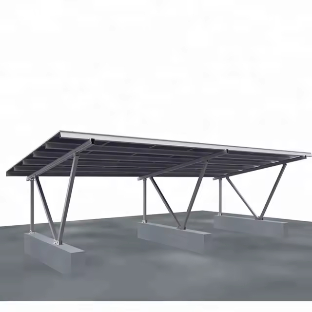 BIPV Carport Solar Mounting System for Car Parking Mounting