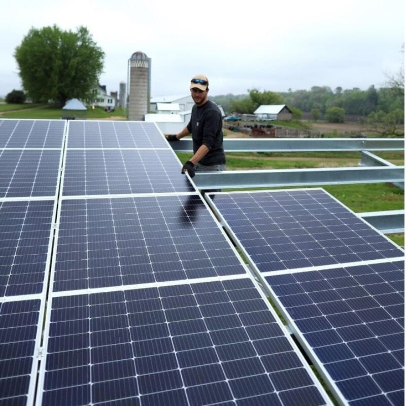 Customized Ground Mounted Pole Structure Fixing Support Rack for Solar System