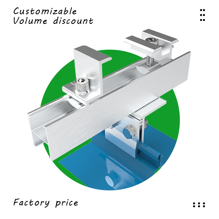 Standing Seam Metal Roof Clamp for Solar Panel Mounting System Solar Panel Mounting Bracket