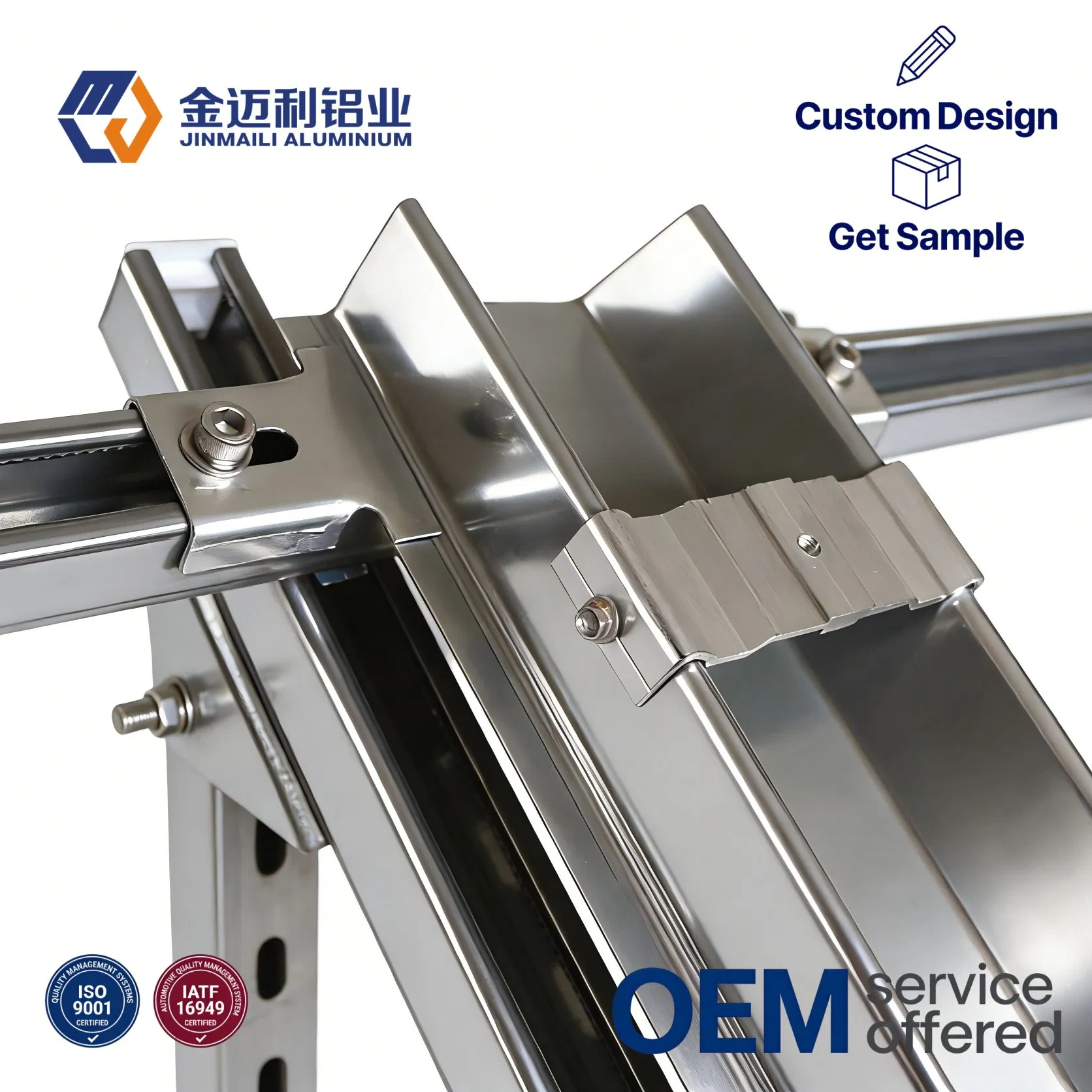 Premium BIPV Solar Bracket System for Custom Mounting Applications