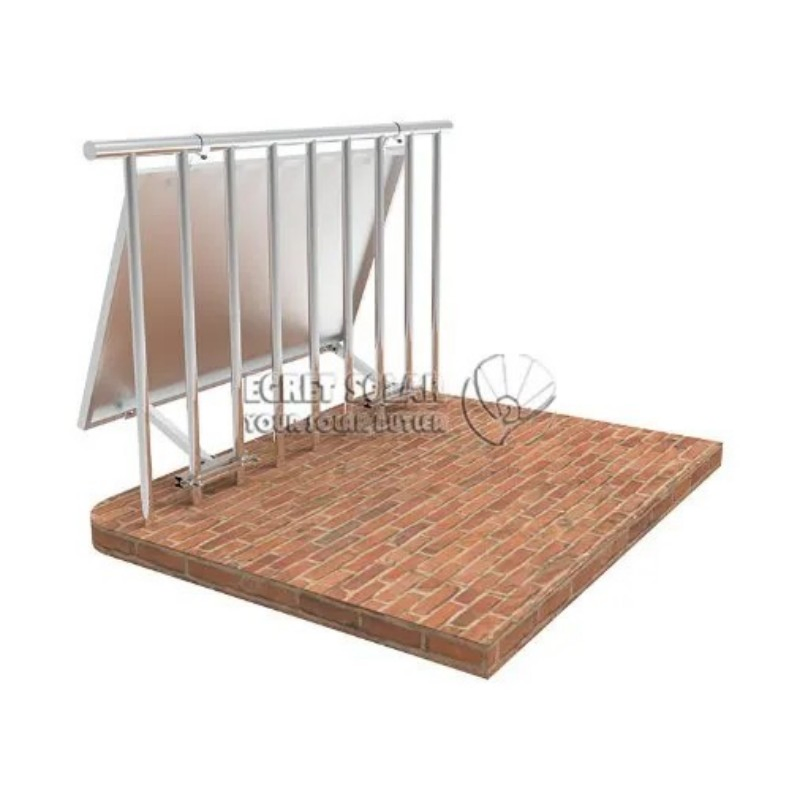 Tilt Angle Adjustable Solar Balcony Brackets PV Panel Racking System