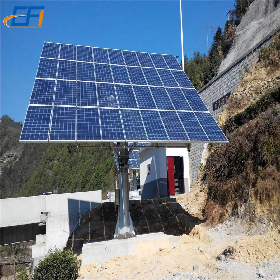 Single Axis Sun Tracking Solar System Ground Industrial Solar Mounting System
