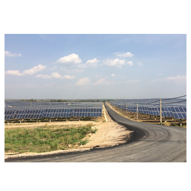 200kw Horizontal Single Axis Solar Tracking Solar Power System Plant