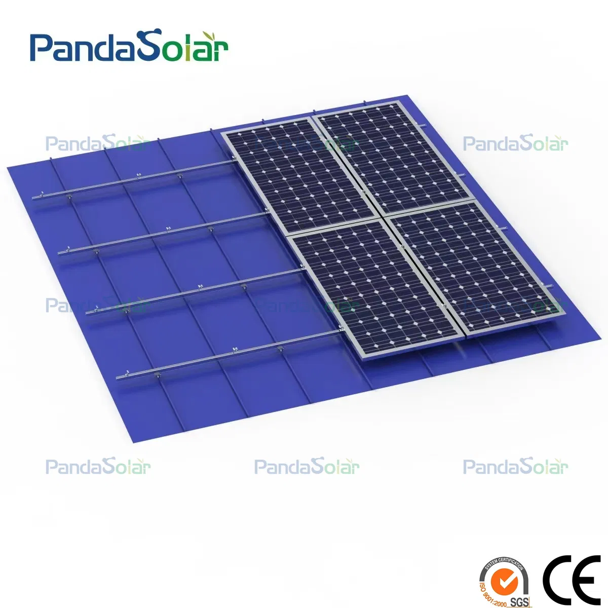 OEM Factory Metal Roof Solar Bracket Aluminium Connection Standing Seam Clamp