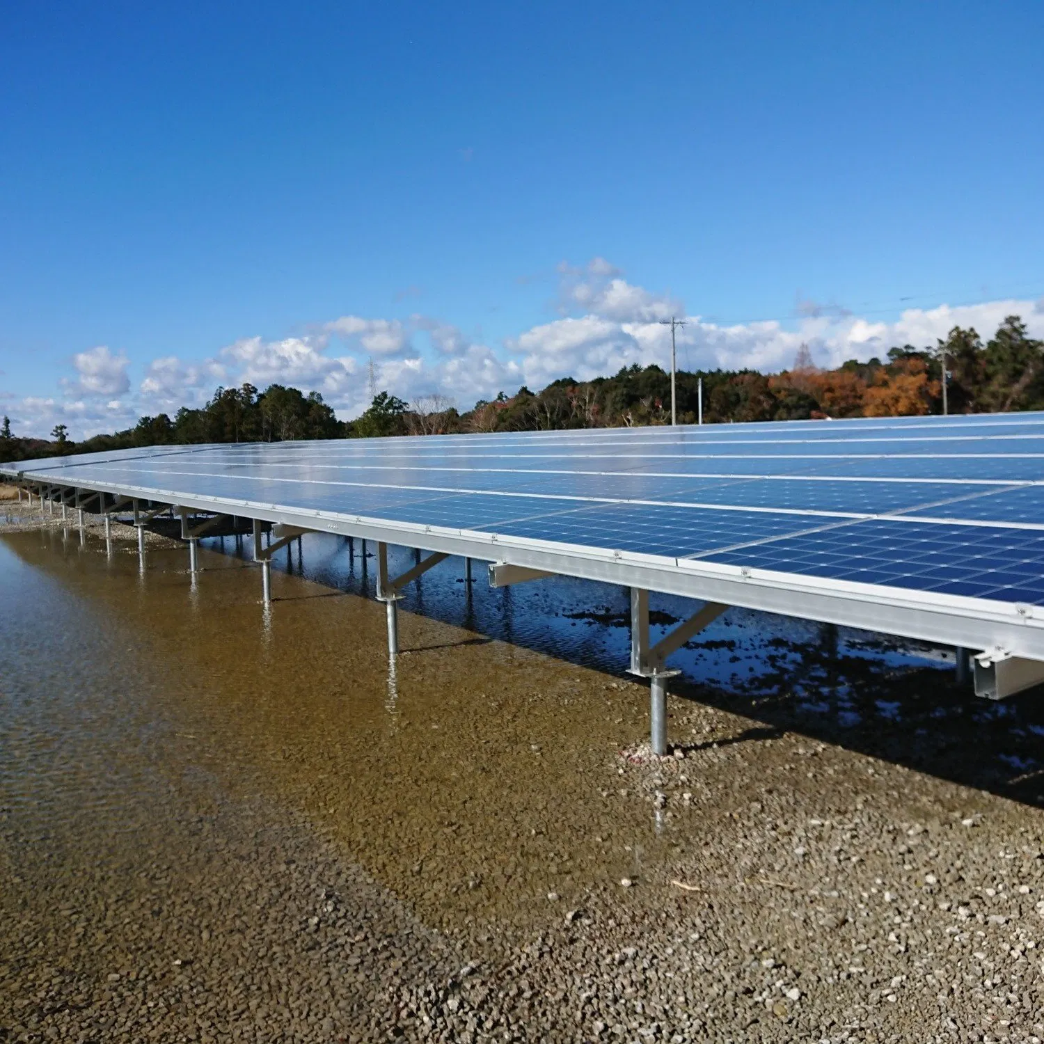 Pole Mounting Installation Solar Ground Mounting System PV Mounting Structure