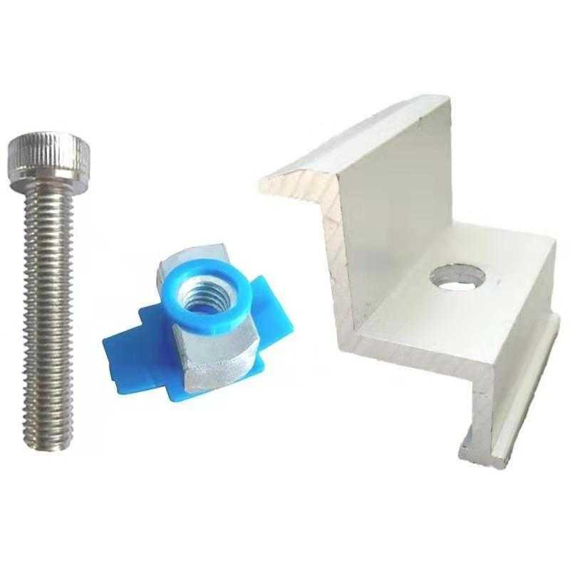 Solar Panel Metal Roof Mounting System Aluminum Standing Seam Roof Clamp