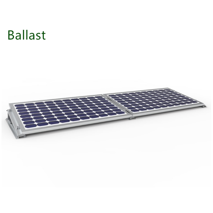 Solar Racking Triangle Flat Roof Ballasted Flat Concrete Roof Ground Mount Panel Kit Fixed Triangle Solar Mounting Frame