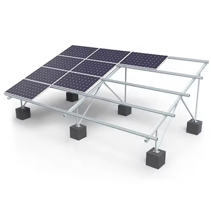 Solar PV Ground Mount Pole Mounting Stand Structure Ground