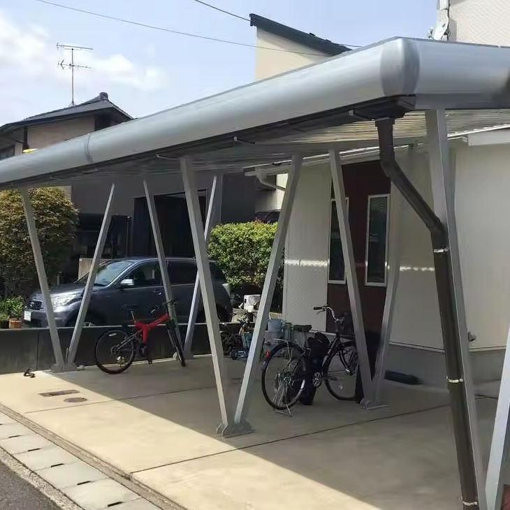 Adjustable Solar Panel Ground Rack Mounting System Galvanized Steel Pole PV Structure