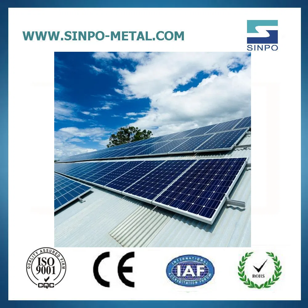 Economical and Weatherproof Photovoltaic Installation Kit for Tin Roof Installations