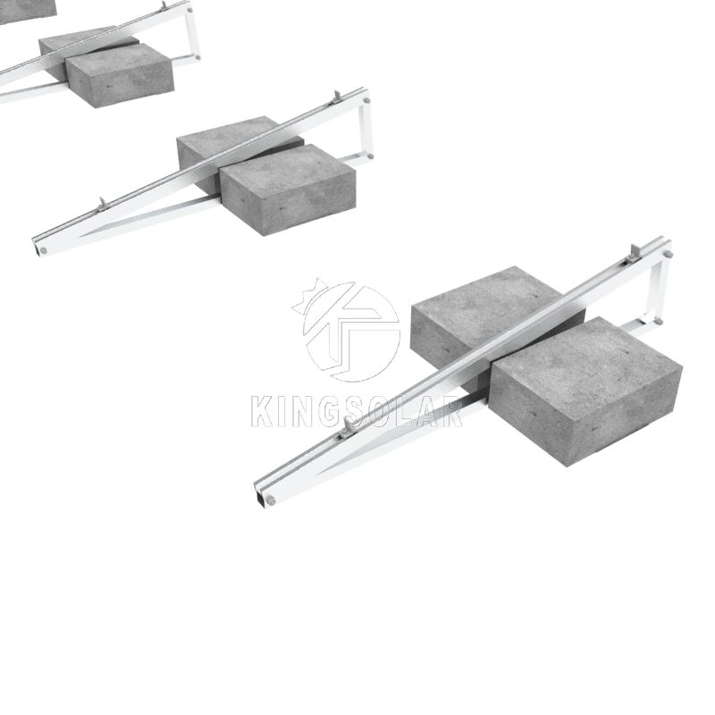 Pre-Assembled Solar Ballasted Flat Roof Mount