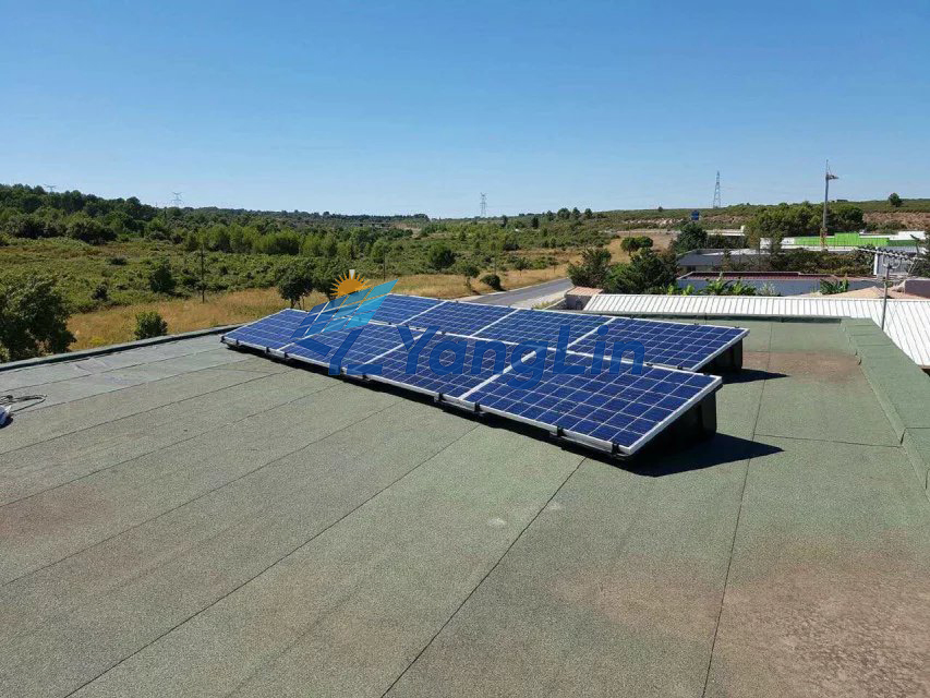 Factory Solar Panel Flat Roof Photovoltaic Plastic Bucket Base Ballasted System Solar Mounting UV Resistant PP