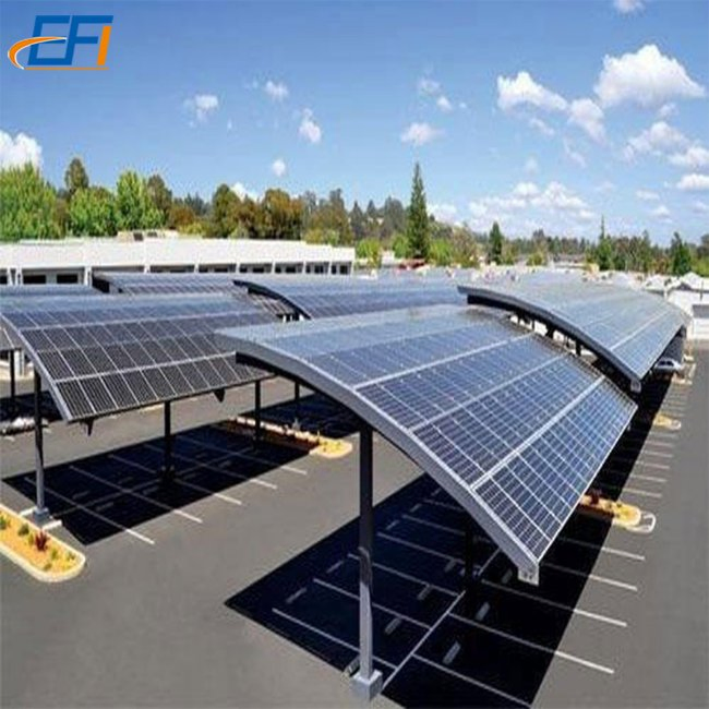 Solar Carports BIPV Brackets Solar Carport Parking Shed Solar Mounting System