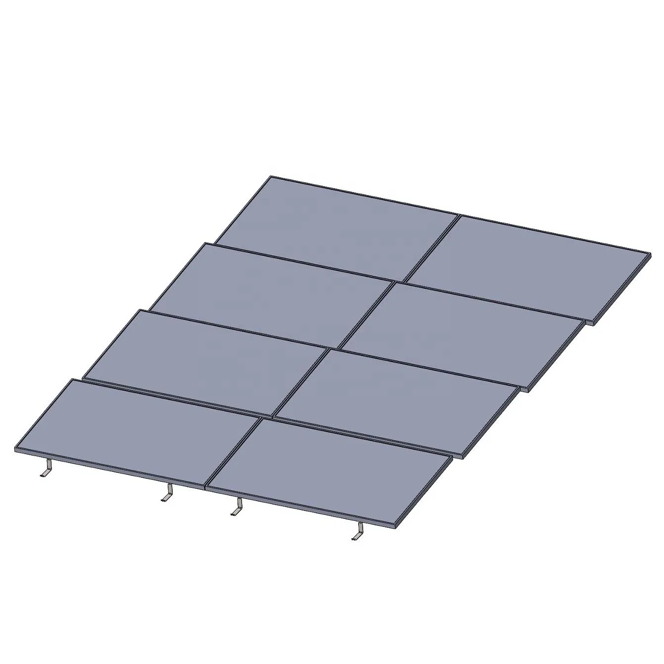 Wholesale Solar Mounting System Roof Ballasted Rack for Flat Roof Mounting