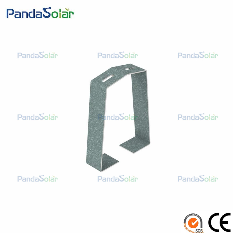 Pandasolar Concrete Steel Solar Ballasted Brackets Flat Roof Mounting System Installed Easily