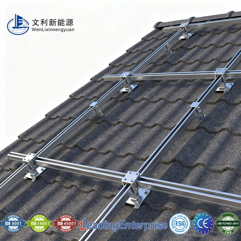 Factory Direct Aluminium Triangle Mounting Solar Panel Concrete Flat Roof Ballasted Mounting Brackets