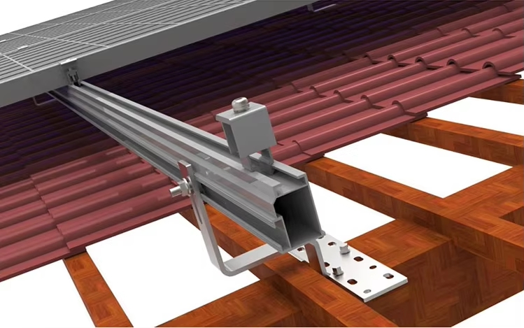 Adjustable Solar Panel Mounting Kits for Tin Roofs and L Feet