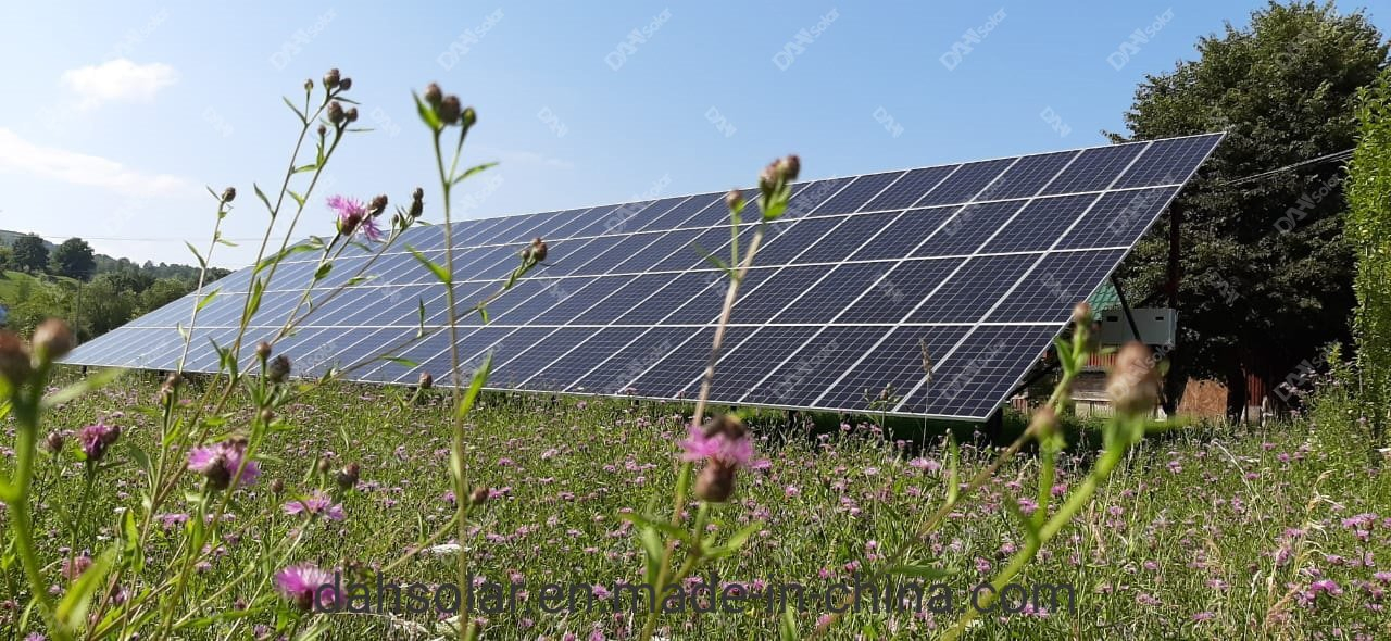 Big Project 1MW 5MW 10MW Single Dual Axis Solar Tracking System