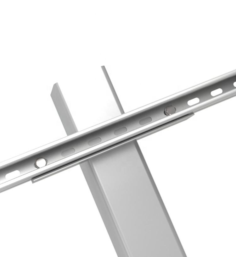 Tilt Adjustable Single Pole Ground Mounting System Solar Panels Mounting Rack