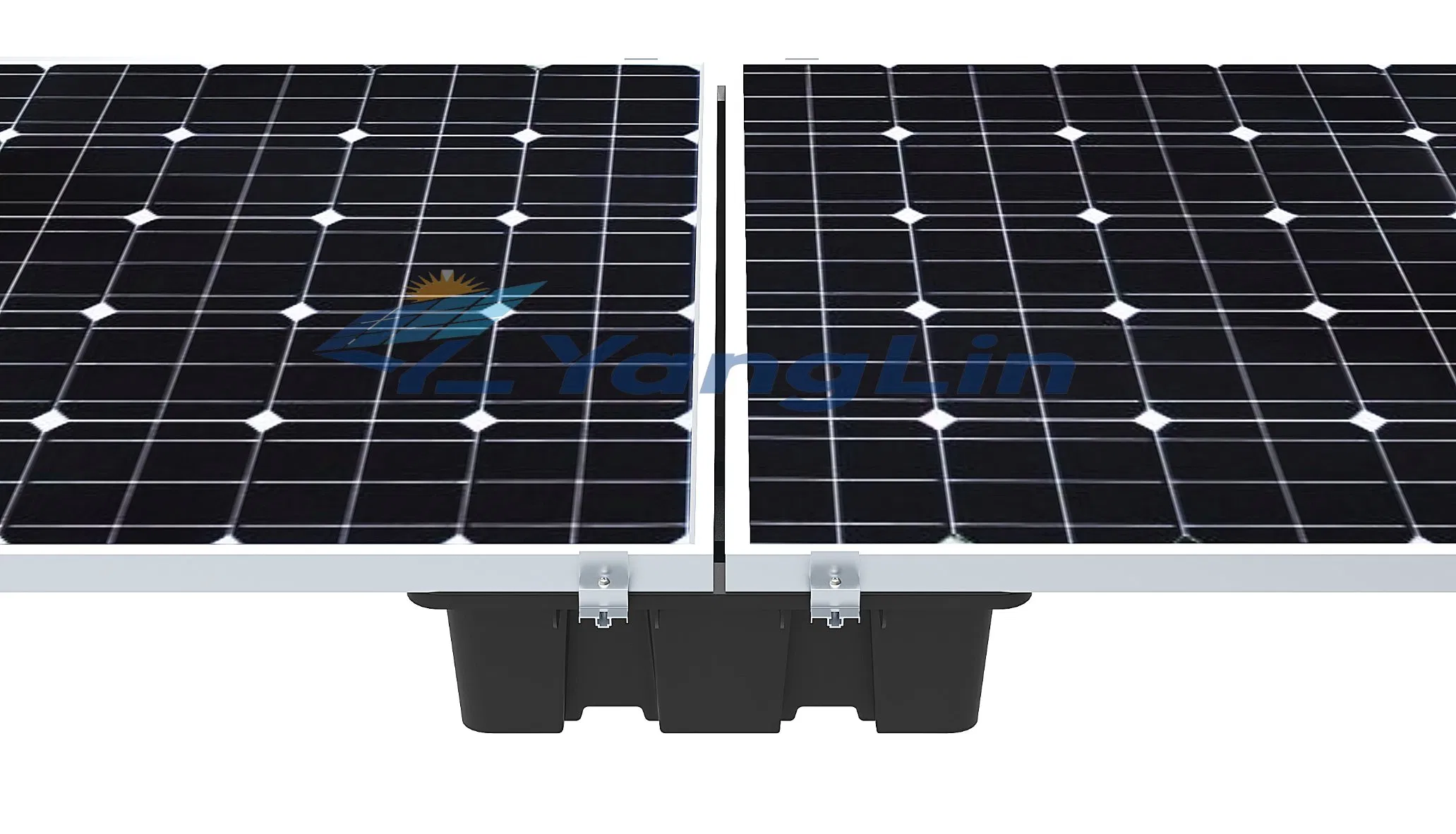 Solar Panel Roof Photovoltaic Plastic Base Bucket Ballasted System Ground Flat Roof Mounting