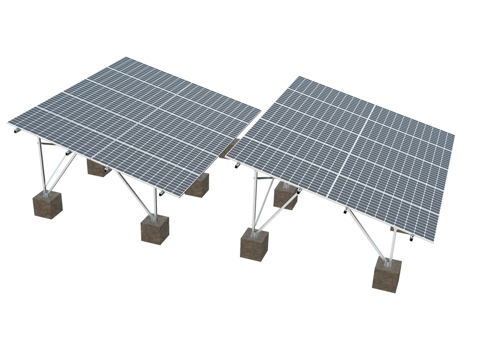 Solar Panel Mount Ground Pole Mounted Rack Support Structure