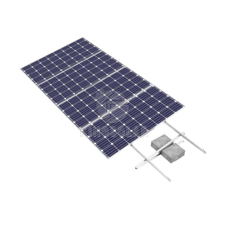 Pre-Assembled Solar Ballasted Flat Roof Mount