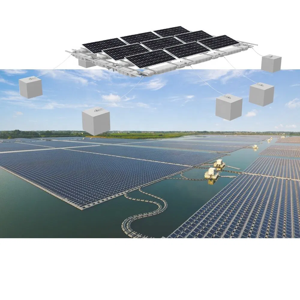 Easy Install Floating Solar PV Mounting System, Pre-Assembled HDPE Pontoon for Lake