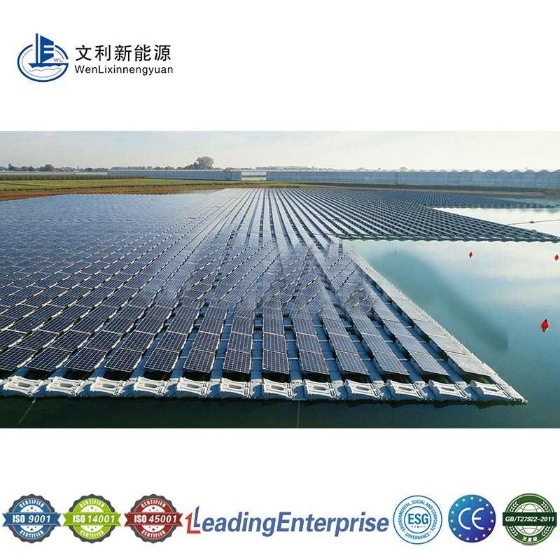 Corrosion-Resistant Floating Solar Structure Pontoon Mounting System