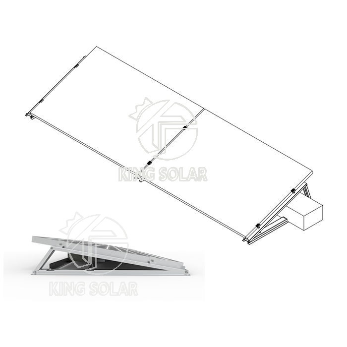 Solar Ballasted Flat Roof PV Mounting Kit
