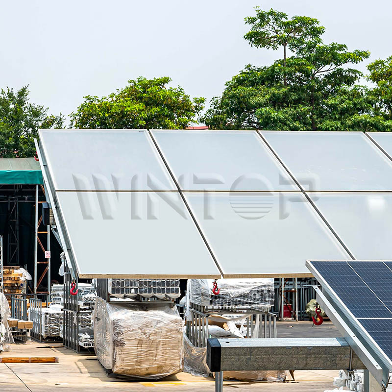 Installation Scheme Solar Photovoltaic Bracket Dual Axis Solar Tracking System