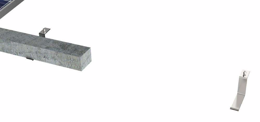 Wholesale Solar Mounting System Roof Ballasted Rack for Flat Roof Mounting