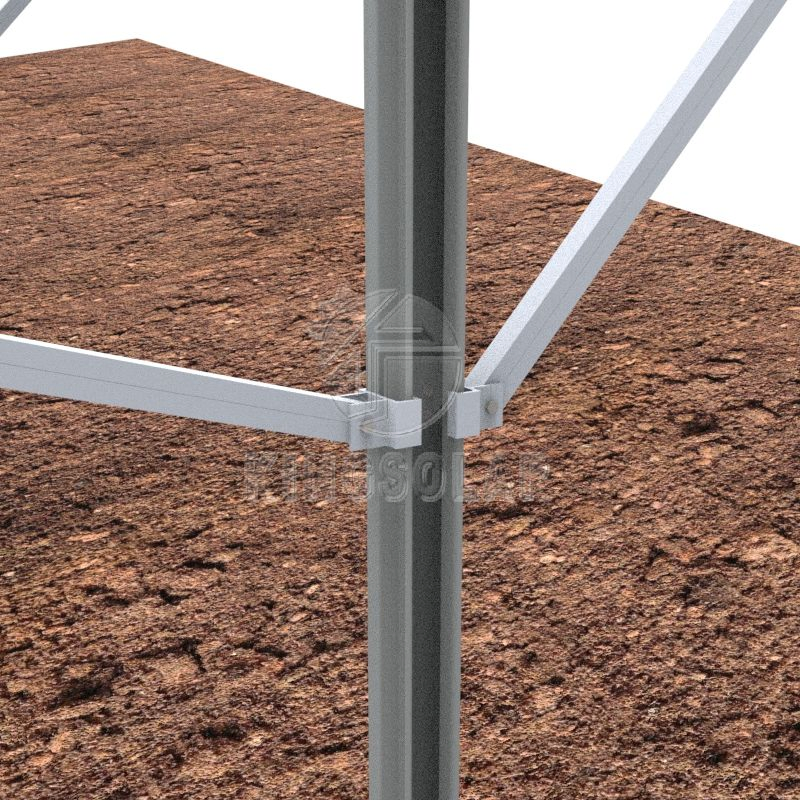 Solar Panel Pole Mount Ground Mount Solar PV Ground Mounting Stand Structure