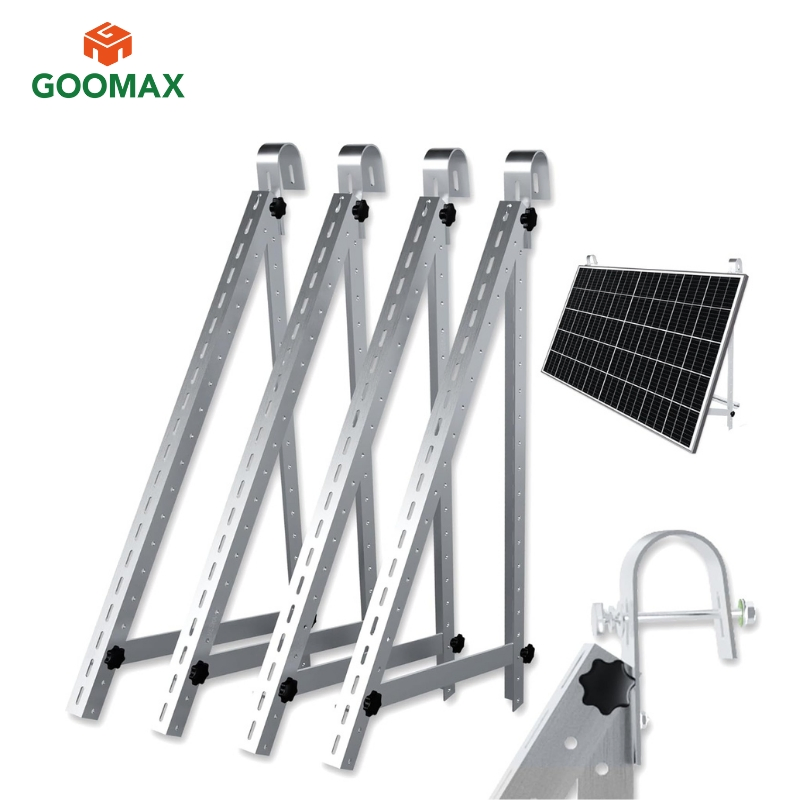 Goomax Balcony Solar Mounting Racking Structure Metal Balcony Brackets Easy Installation