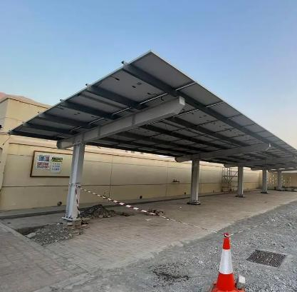 New Design Car Garage Port Solar Aluminum Carport Canopy Mounting System BIPV Waterproof