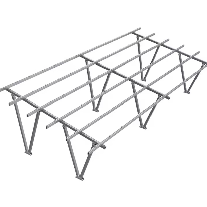 Solar PV Ground Mount Pole Mounting Stand Structure Ground