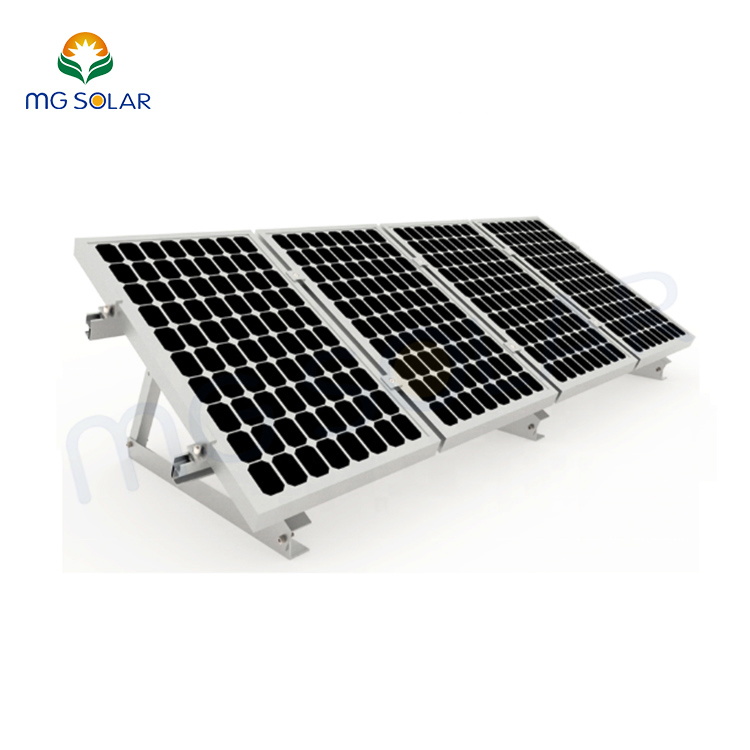 Solar Racking Flat Roof Mount Panel Aluminum Triangle Bracket Mounting System