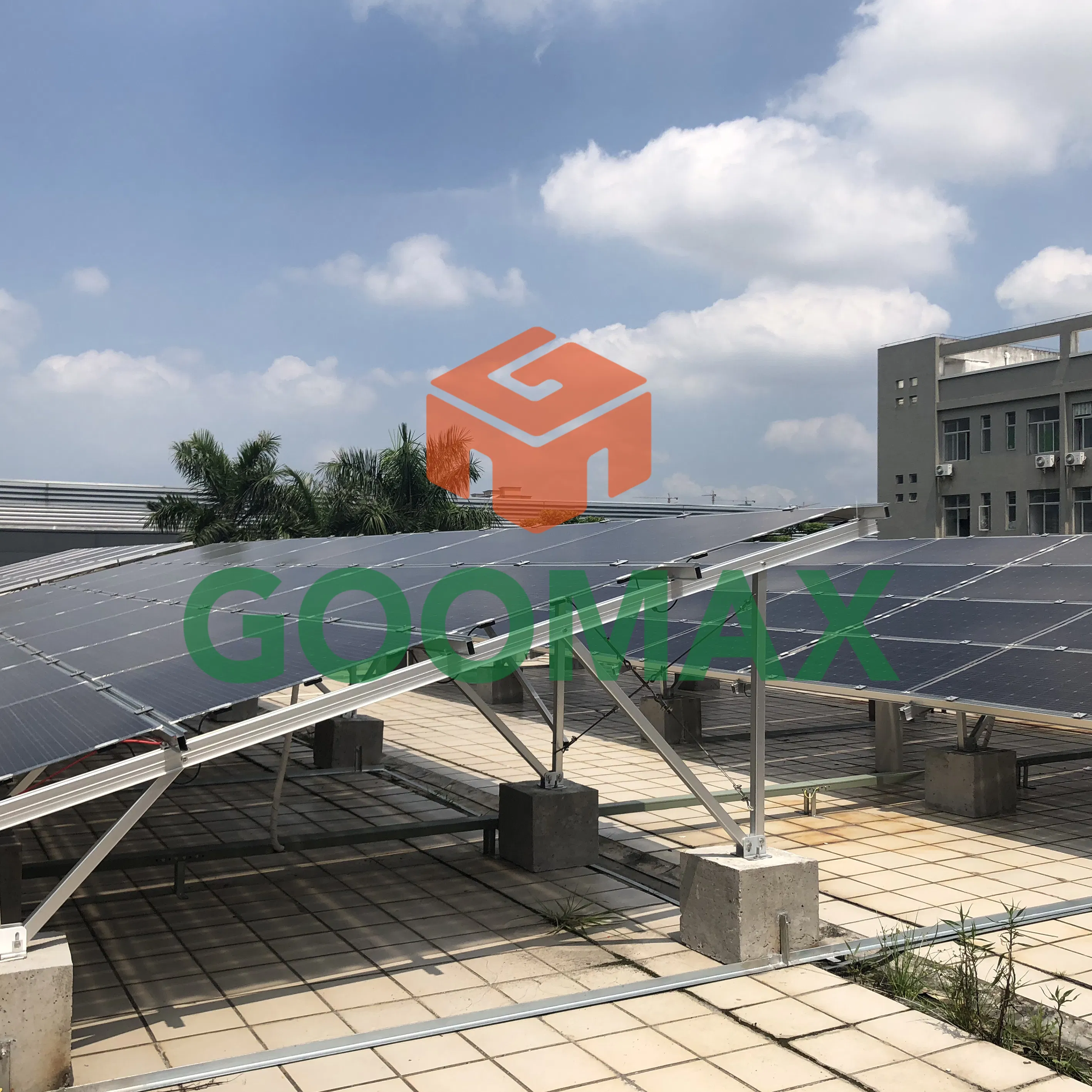 Goomax Durable Solar Metal Roof Racking with Custom Tilt Angles