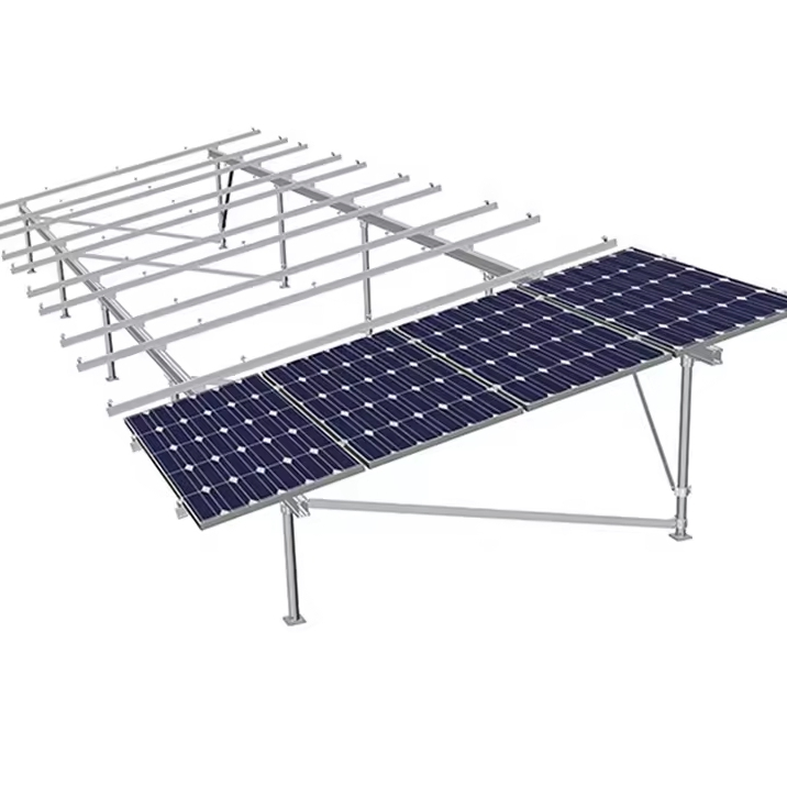 Solar PV Ground Mount Pole Mounting Stand Structure Ground