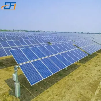 Single Axis Sun Tracking Solar System Ground Industrial Solar Mounting System