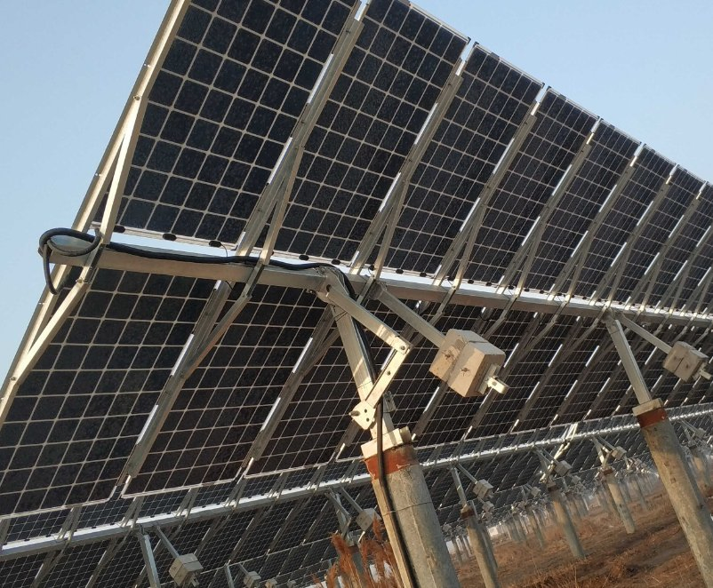 Solar Tracking System with Linear Actuator Tracking Solar Brackets Dual Axis