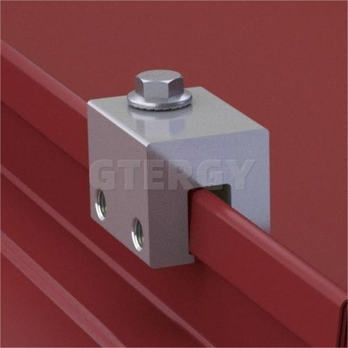 Aluminum Roof Solar Racking Clamps Solar Standing Seam Metal Sheet Roof Clamp for Thin Film Solar Panel Mounting System